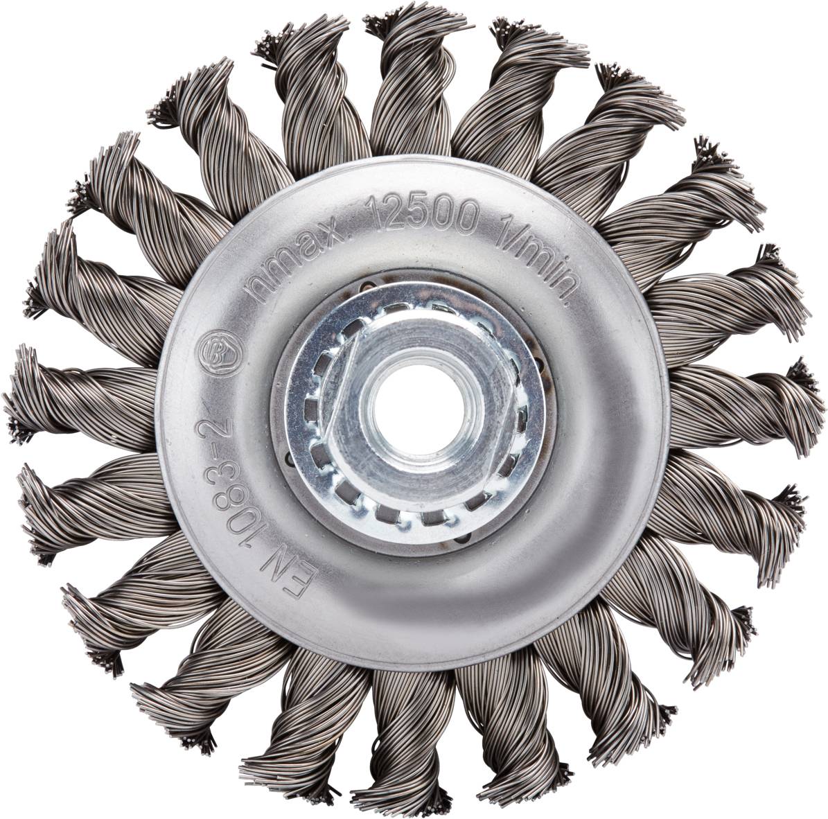 Rhodius RHODIUS SRBZ, 6 Stück Rundbürste 115 x 12 x 23 x M14, gezopft, TOPline, Made in Germany, für Stahl SRBZ 353135 6...