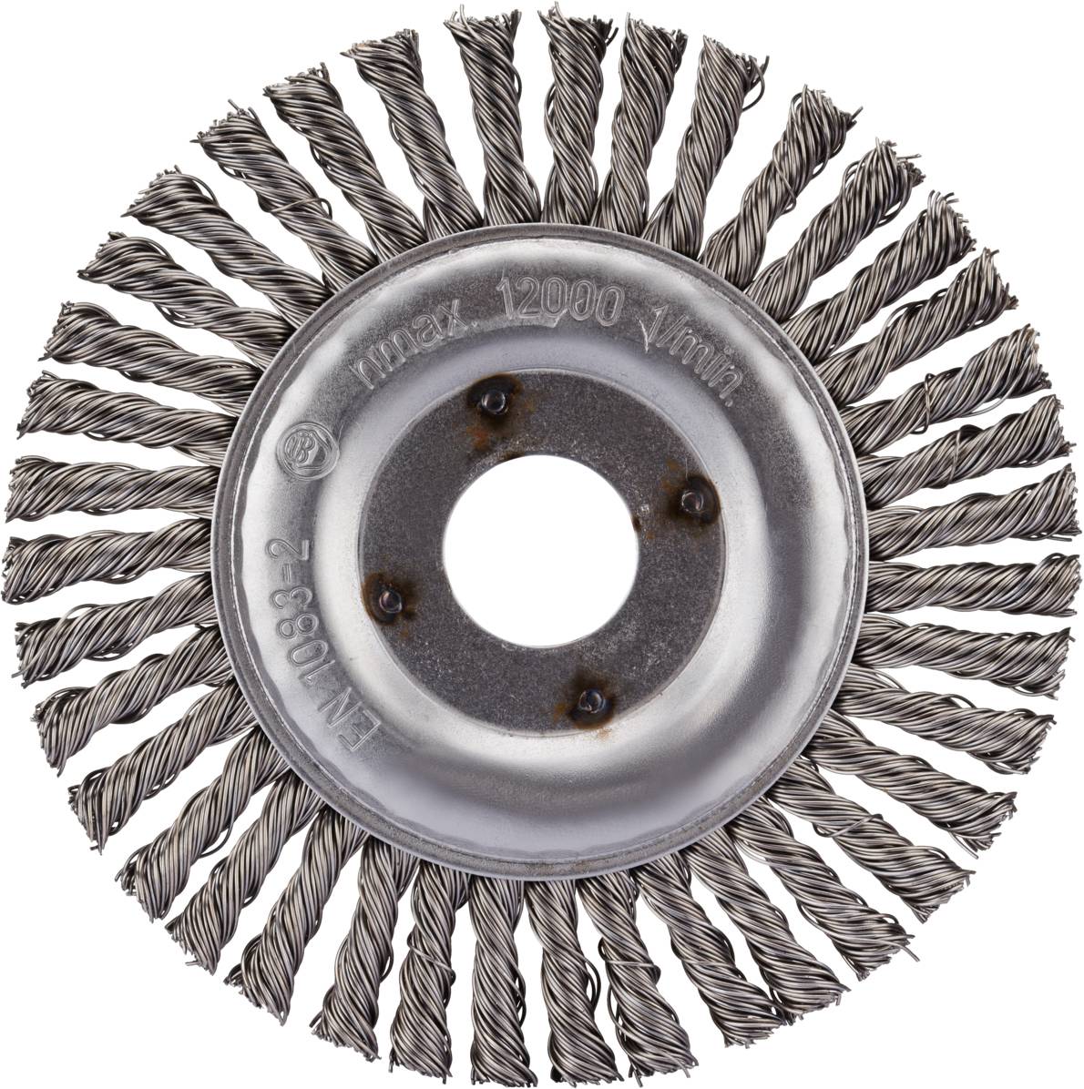 Rhodius RHODIUS SRBZ, 10 Stück Rundbürste 125 x 6 x 25 x 22,23 mm, gezopft, TOPline, Made in Germany, für Stahl SRBZ 353...