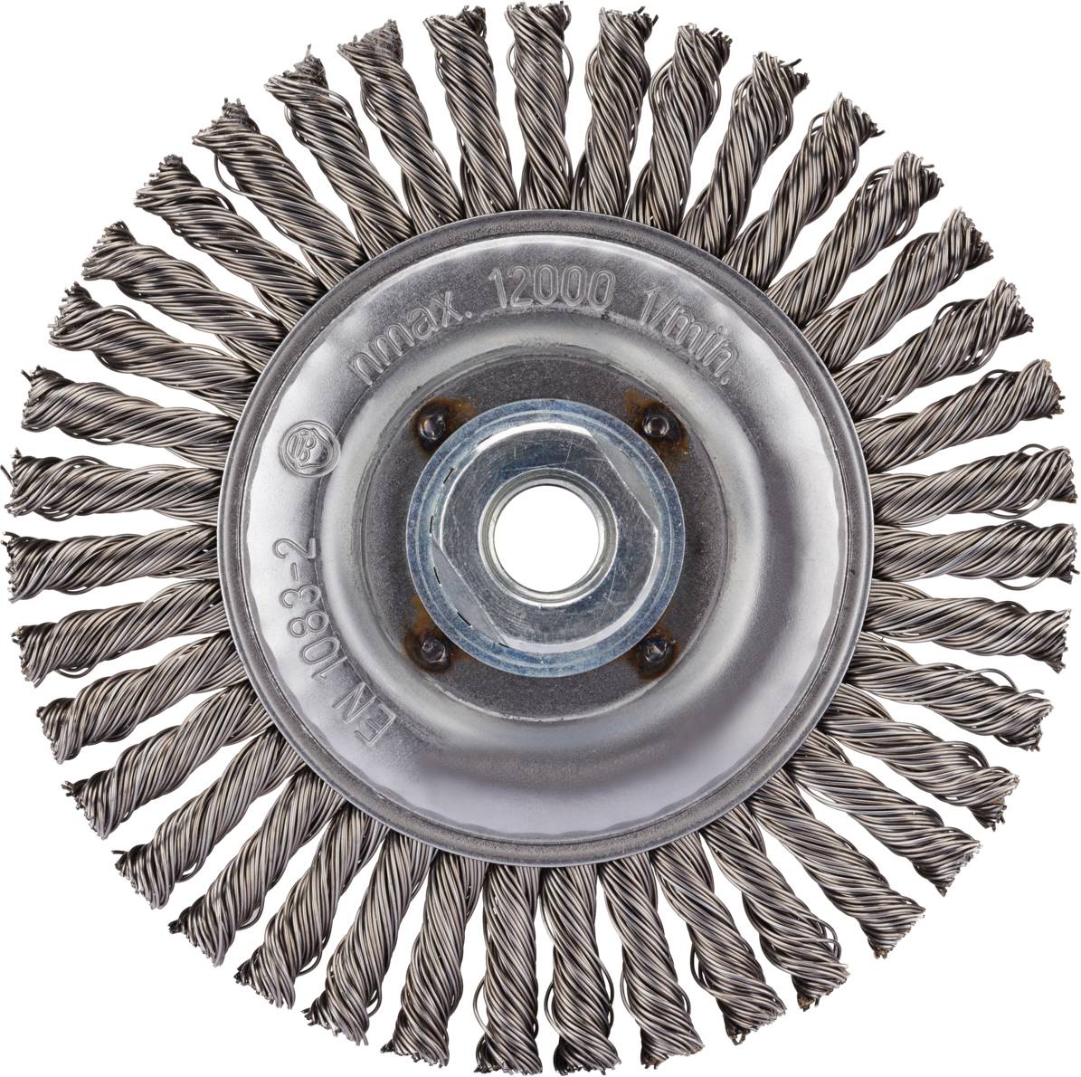 Rhodius RHODIUS SRBZ, 6 Stück Rundbürste 125 x 6 x 25 x M14, gezopft, TOPline, Made in Germany, für Stahl SRBZ 353130 6 ...