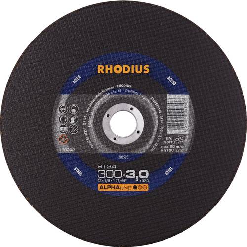 Thumbnail - Rhodius ST34 206523 Trennscheibe 10 St. Stahl