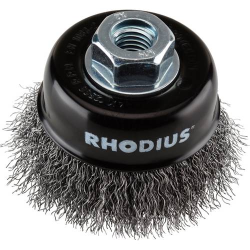 Thumbnail - Rhodius RHODIUS STBW, Topfbürste 75 x 23 x M14, gewellt, PROline, für Stahl STBW 353016 1 St.