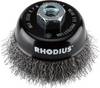 Rhodius RHODIUS STBW, Topfbürste 80 x 25 x M14, gewellt, PROline, für Stahl STBW 353017 1 St.