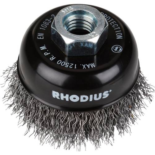 Rhodius RHODIUS STBW, 9 Stück Topfbürste 60 x 21 x M14, gewellt, PROline, für Stahl STBW 353088 9 St.