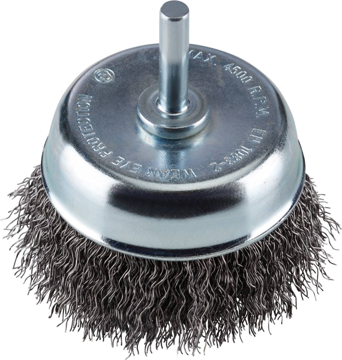Rhodius RHODIUS STBWBM, 10 Stück Topfbürste 75 x 20 x 6,0 mm, gewellt, TOPline, für Stahl STBWBM 353031 10 St.