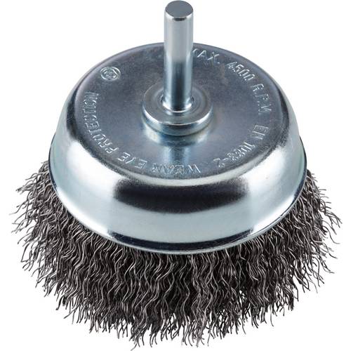 Rhodius RHODIUS STBWBM, 10 Stück Topfbürste 75 x 20 x 6,0 mm, gewellt, TOPline, für Stahl STBWBM 353031 10 St.
