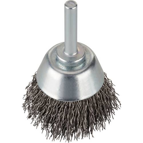 Rhodius RHODIUS STBWGS, 10 Stück Topfbürste 40 x 10 x 6,0 mm, gewellt, TOPline, Made in Germany, für Stahl STBWGS 353137...