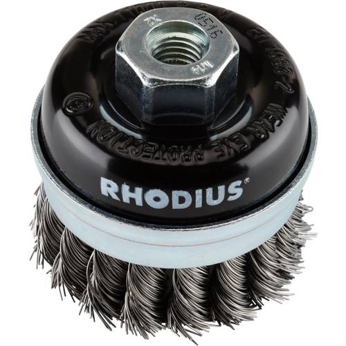 Rhodius RHODIUS STBZ, Topfbürste 75 x 20 x M14, gezopft, PROline, für Stahl STBZ 353010 1 St.