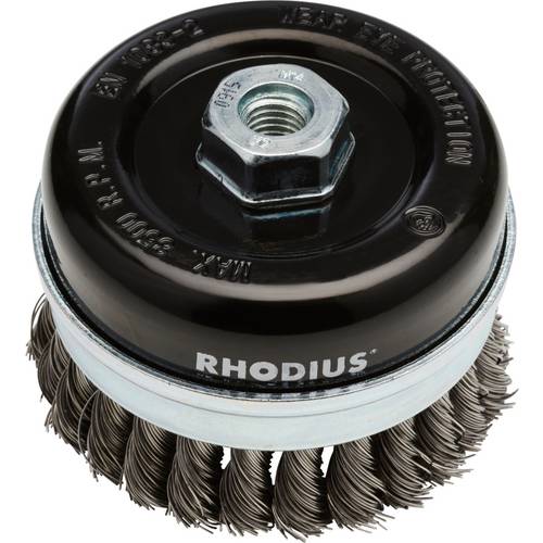 Rhodius RHODIUS STBZ, Topfbürste 100 x 20 x M14, gezopft, PROline, für Stahl STBZ 353012 1 St.