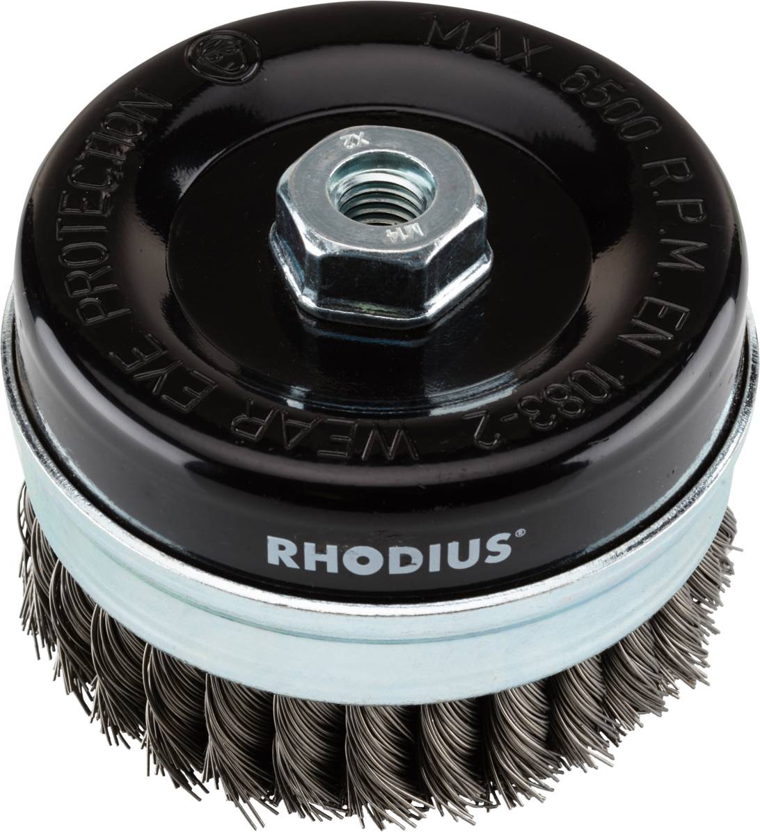 Rhodius RHODIUS STBZ, Topfbürste 110 x 20 x M14, gezopft, PROline, für Stahl STBZ 353013 1 St.