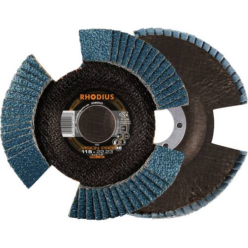 Rhodius 210637 VISION PRO Fächerschleifscheibe Körnung (num) 40 10 St.