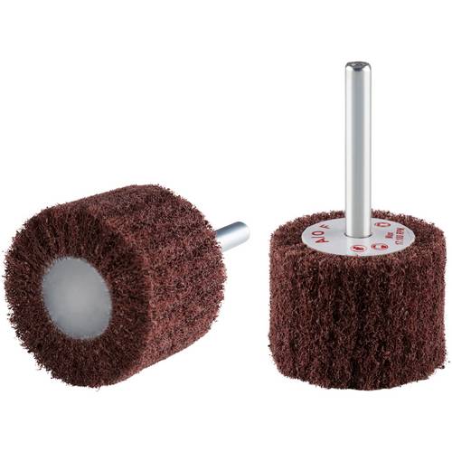 Rhodius 305339 RHODIUS VS, 10 Stück Vliesfächerschleifer 40 x 30 x 6,0 mm, fine, TOPline, für Edelstahl, Stahl, NE-Metal...