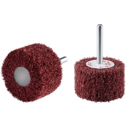 Rhodius 305341 RHODIUS VS, 10 Stück Vliesfächerschleifer 50 x 30 x 6,0 mm, coarse, TOPline, für Edelstahl, Stahl, NE-Met...