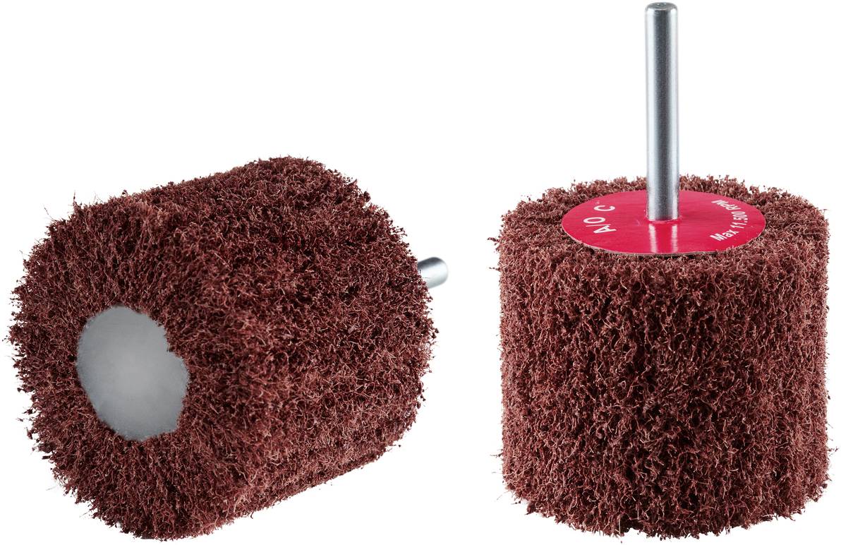 Rhodius 305345 RHODIUS VS, 10 Stück Vliesfächerschleifer 60 x 50 x 6,0 mm, coarse, TOPline, für Edelstahl, Stahl, NE-Met...