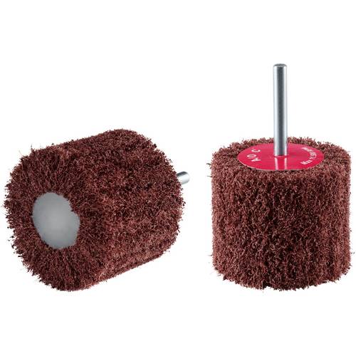 Rhodius 305345 RHODIUS VS, 10 Stück Vliesfächerschleifer 60 x 50 x 6,0 mm, coarse, TOPline, für Edelstahl, Stahl, NE-Met...