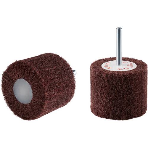 Rhodius 305348 RHODIUS VS, 10 Stück Vliesfächerschleifer 60 x 50 x 6,0 mm, very fine, TOPline, für Edelstahl, Stahl, NE-...