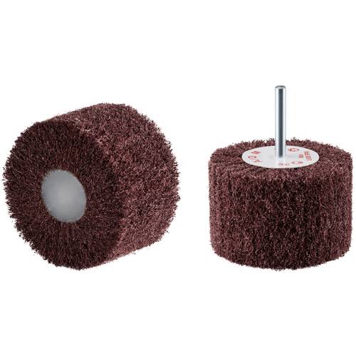 Rhodius 305350 RHODIUS VS, 10 Stück Vliesfächerschleifer 80 x 50 x 6,0 mm, medium, TOPline, für Edelstahl, Stahl, NE-Met...