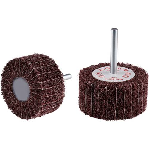 Thumbnail - Rhodius 305322 RHODIUS VSK, 10 Stück Vliesfächerschleifer 60 x 30 x 6,0 mm, A80, medium, TOPline, für Edelstahl, Stahl, ...