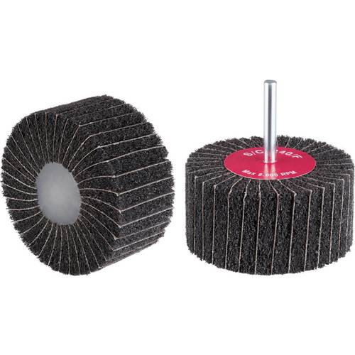 Rhodius 305332 RHODIUS VSK, 10 Stück Vliesfächerschleifer 80 x 40 x 6,0 mm, A240, very fine, TOPline, für Edelstahl, Sta...