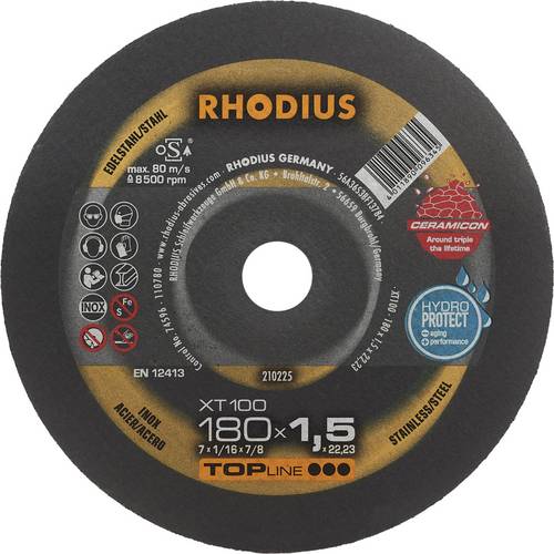 Thumbnail - Rhodius XT100 210225 Trennscheibe 25 St. Edelstahl, Stahl