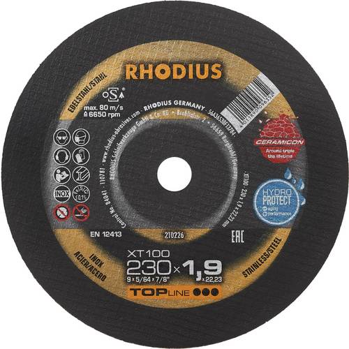 Thumbnail - Rhodius XT100 210226 Trennscheibe 25 St. Edelstahl, Stahl