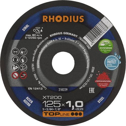 Rhodius XT200 210229 Trennscheibe 25 St. Stahl
