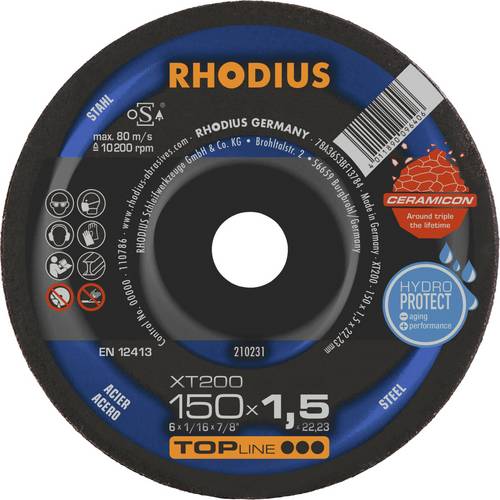 Thumbnail - Rhodius XT200 210231 Trennscheibe 25 St. Stahl