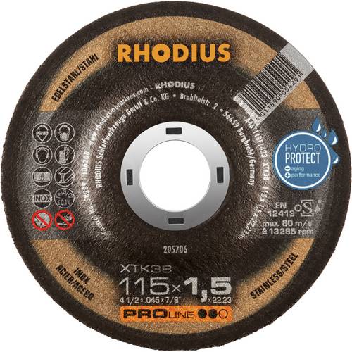 Thumbnail - Rhodius XTK38 205706 Trennscheibe 50 St. Edelstahl, Stahl