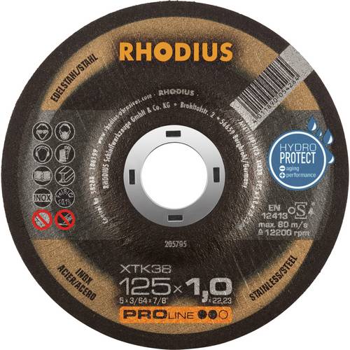 Rhodius XTK38 205705 Trennscheibe 50 St. Edelstahl, Stahl