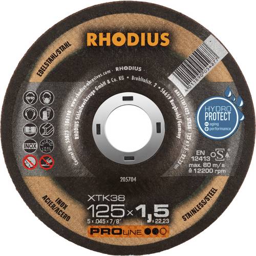 Thumbnail - Rhodius XTK38 205704 Trennscheibe 50 St. Edelstahl, Stahl