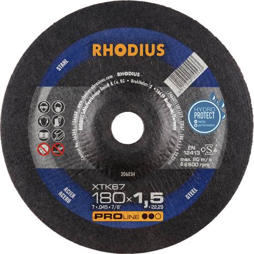 Thumbnail - Rhodius XTK67 206034 Trennscheibe 25 St. Stahl