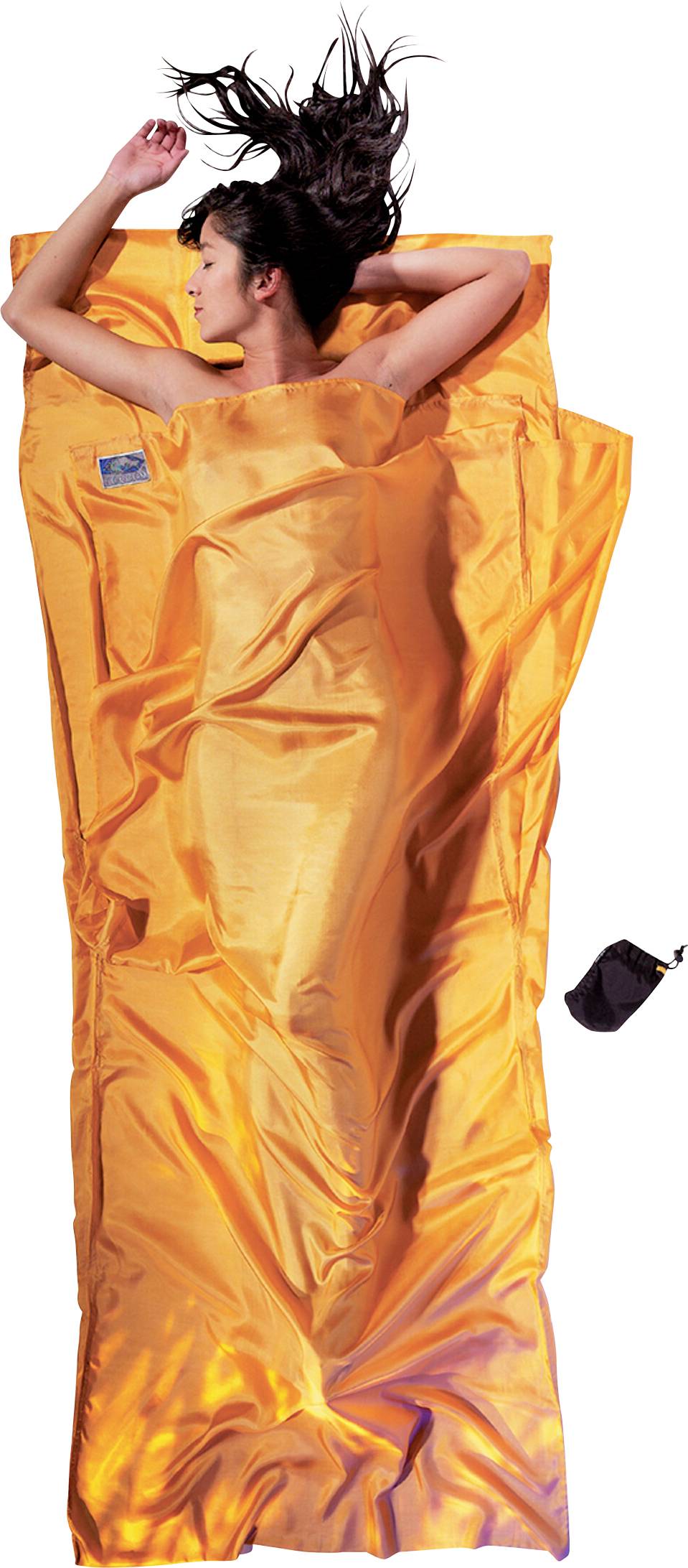 Cocoon ST77 Schlafsack Erwachsener Rechteckiger Schlafsack Seide Sunset-0