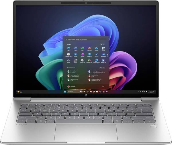 HP Notebook 35.6 cm (14 Zoll) WUXGA Qualcomm® Snapdragon X1-26-100 32 GB RAM 512 GB SSD Deutsch, QWERTZ AD2P2ET