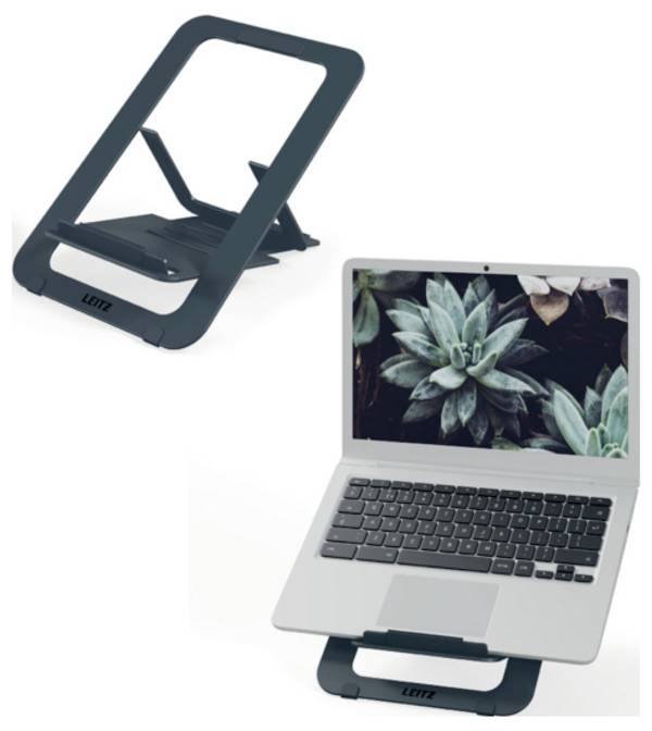 Leitz 63460089 Laptop Riser Aluminium Ultra Flat Leitz Notebook-Ständer
