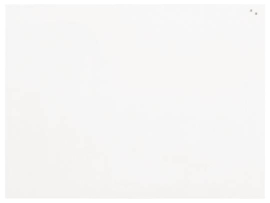 Ein komplett weißes Bild mit zwei kleinen dunklen Punkten in der oberen rechten Ecke.