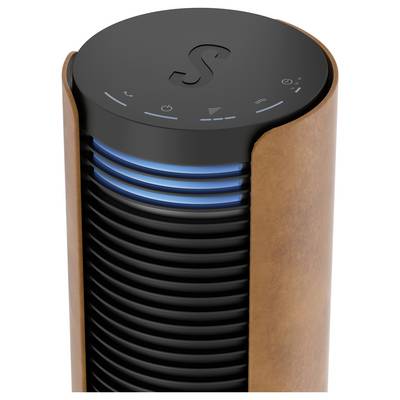 Stadler Form Peter Leatherette Turmventilator 60 W (Ø x H) 24 cm x 110 cm Dimmbar, mit Fernbedienung, Timer, Schwenkbar-4