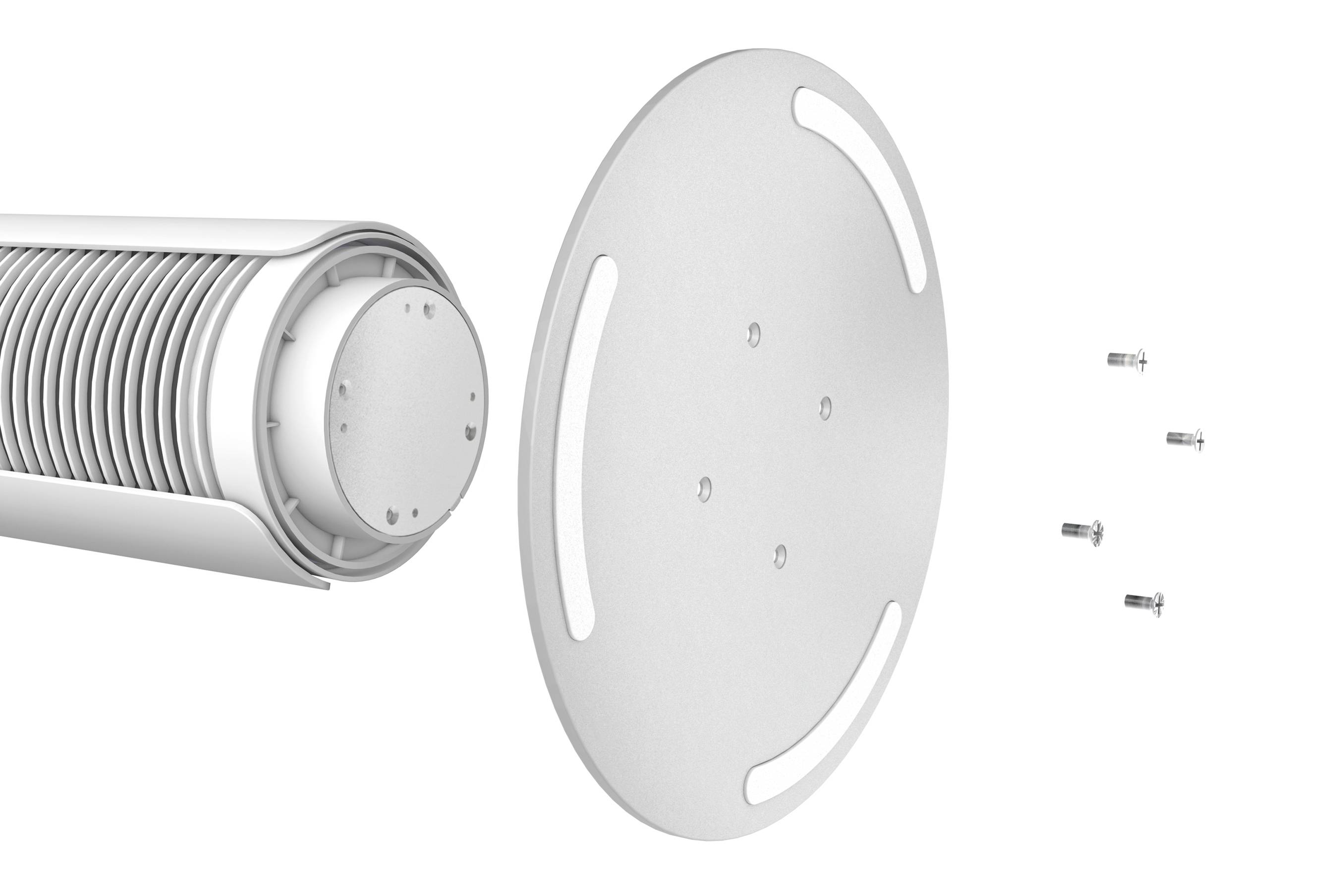 Stadler Form Peter weiss Turmventilator 60 W (Ø x H) 24 cm x 110 cm Dimmbar, mit Fernbedienung, Timer, Schwenkbar-10