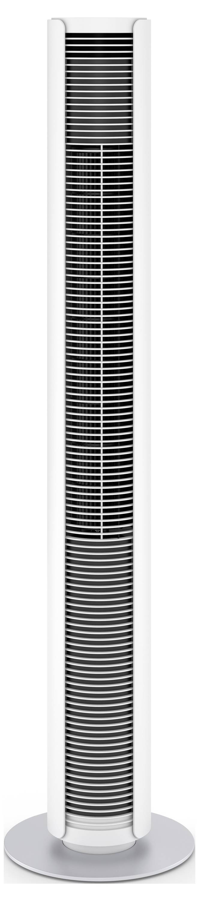 Stadler Form Peter weiss Turmventilator 60 W (Ø x H) 24 cm x 110 cm Dimmbar, mit Fernbedienung, Timer, Schwenkbar-1