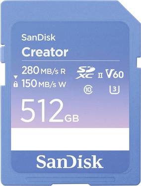 SanDisk Creator - Flash-Speicherkarte - 512 GB