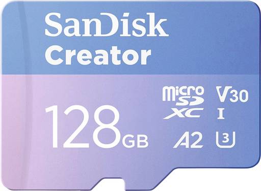 SanDisk Creator - Flash-Speicherkarte (microSDXC-an-SD-Adapter inbegriffen)
