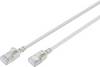 Digitus DK-1632-A-015S RJ45 Patchkabel CAT 6a F/FTP 1.5 m Grau Farbcodiert, Geschirmt, mehrdrähtig, mit Knickschutztülle 1 St.