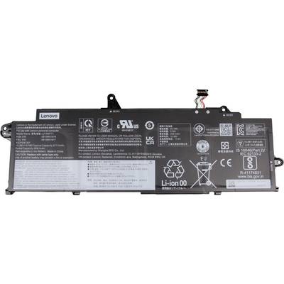 'Lenovo Laptop-Akku mit verschiedenen technischen Details und Zertifizierungslogos, einschließlich Hinweisen zur Entsorgung und Kapazität.'