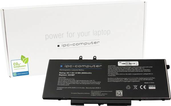 ipc-computer Notebook-Akku Akku 4GVMP REPLACE 7.60 V 8000 mAh IPC-Computer