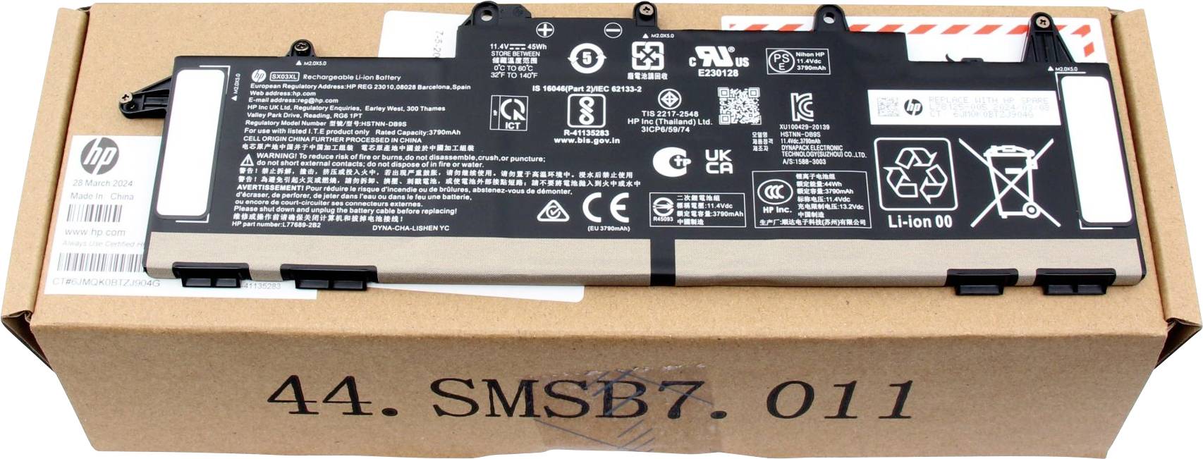 HP Notebook-Akku Akku L78125-006 11.40 V 3790 mAh HP