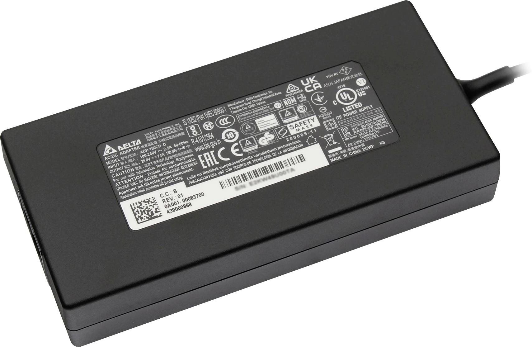 Delta Electronics Netzteil 0A001-00083700 Notebook-Netzteil 150 W 20 V 7 A