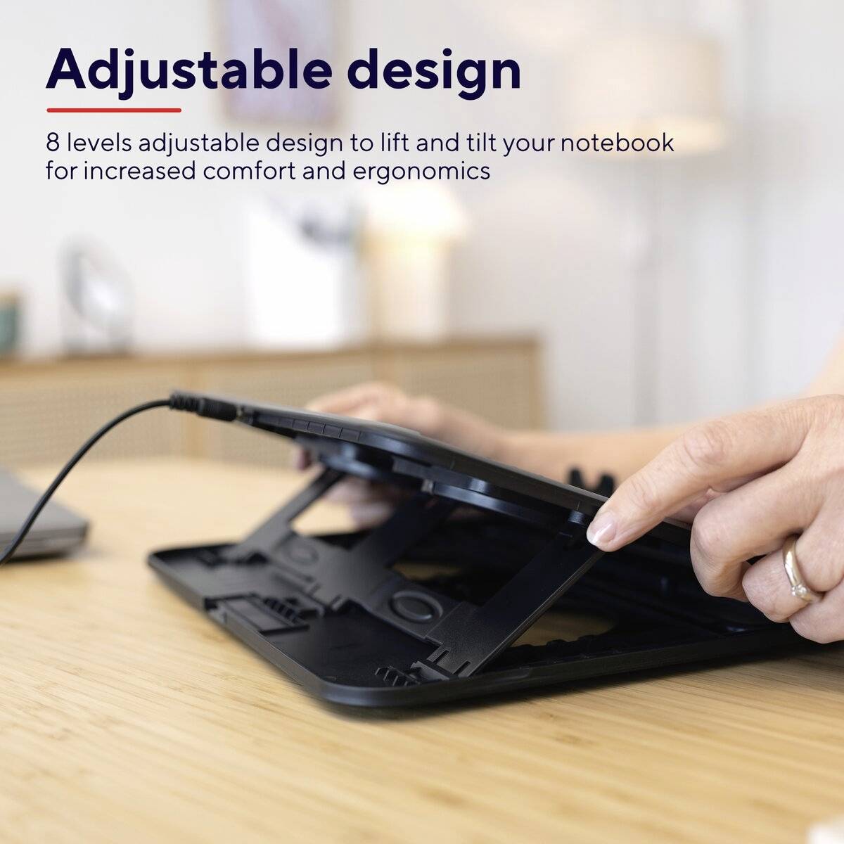 Trust Cyclone Notebook Cooling Stand - Notebook-Ständer - mit Ventilator-3