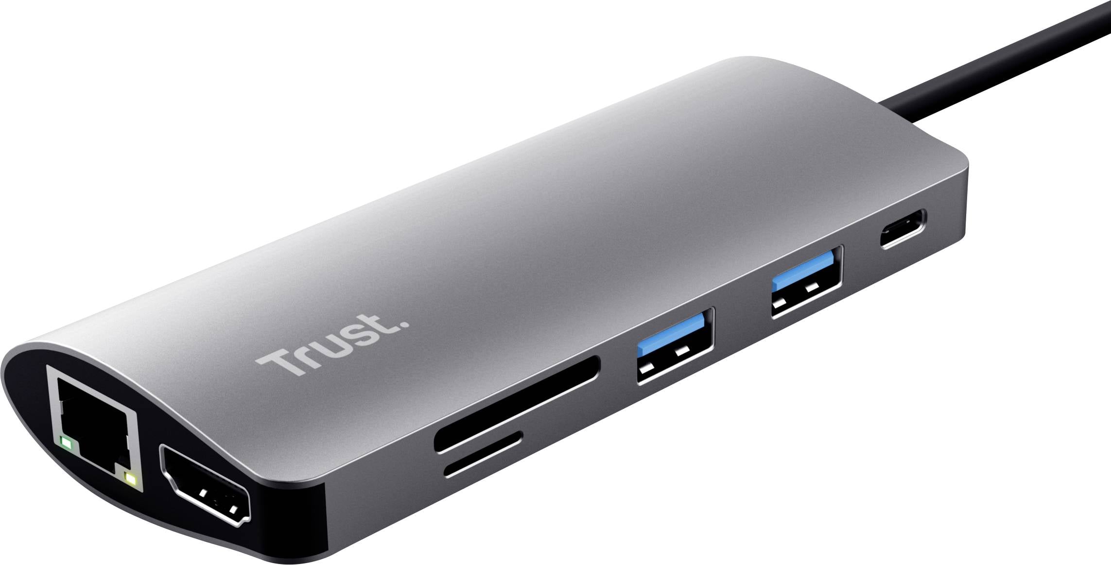 Trust USB-C® Dockingstation DALYX 7-IN-1 USB-C ADAPTER Passend für Marke Dockingstations: Universal