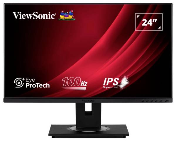 Viewsonic VG2448A-2 LED-Monitor  EEK E (A - G) 60.5 cm (23.8 Zoll) 1920 x 1080 Pixel 16:9 5 ms DisplayPort, HDMI® IPS LED