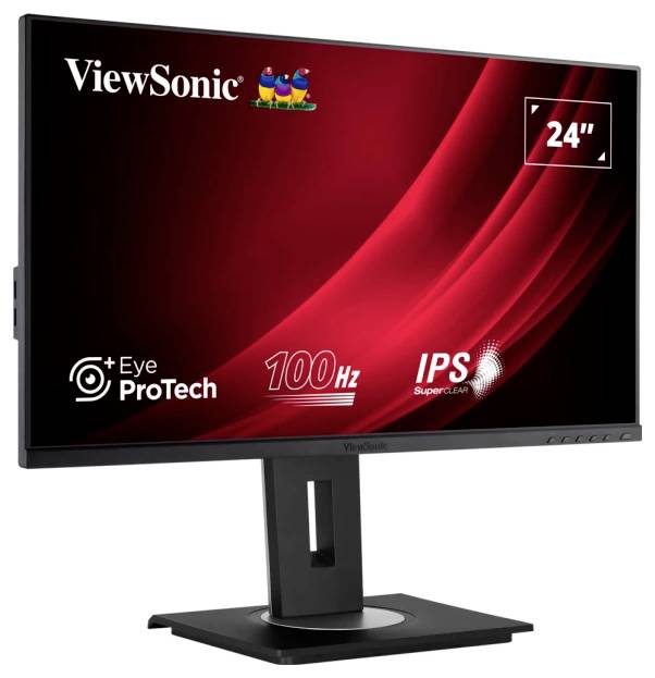 Viewsonic VG2448A-2 LED-Monitor EEK E (A - G) 60.5 cm (23.8 Zoll) 1920 x 1080 Pixel 16:9 5 ms DisplayPort, HDMI® IPS LED-1