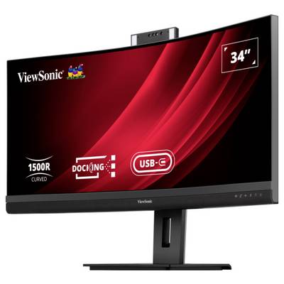 Viewsonic VG3457CV LED-Monitor EEK F (A - G) 86.4 cm (34 Zoll) 3440 x 1440 Pixel 21:9 5 ms DisplayPort, HDMI® VA LED-2