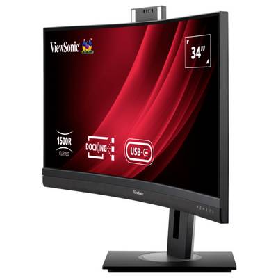Viewsonic VG3457CV LED-Monitor EEK F (A - G) 86.4 cm (34 Zoll) 3440 x 1440 Pixel 21:9 5 ms DisplayPort, HDMI® VA LED-3